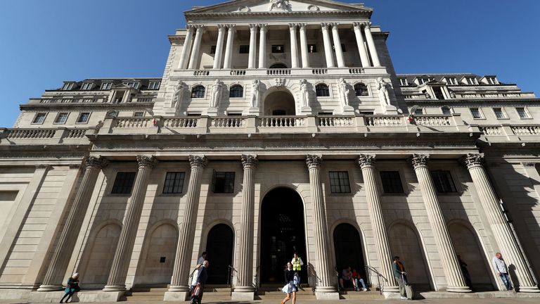 File photo dated 20/9/2019 of the Bank of England, in the City of London, which has announced that it has cut its main interest rate to 0.25% from 0.75%. PA Photo. Issue date: Wednesday March 11, 2020. See PA story CITY Rates. Photo credit should read: Yui Mok/PA Wire