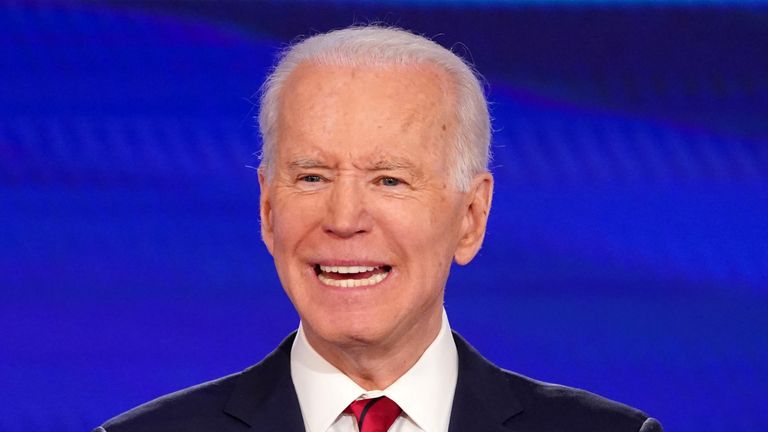 Joe Biden won all three states contested