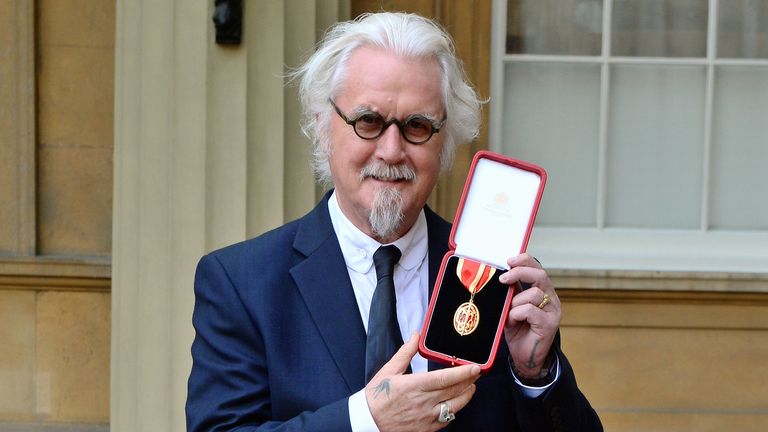 Billy Connolly was knighted in 2017