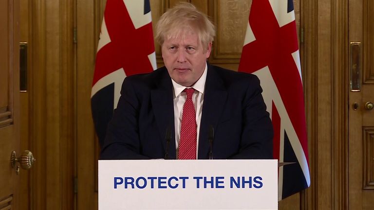 Boris Johnson tells cafes, pubs and clubs to close over coronavirus fears