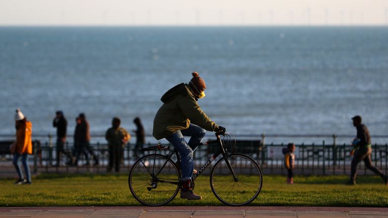 Image result for locked inside coronavirus cyclist