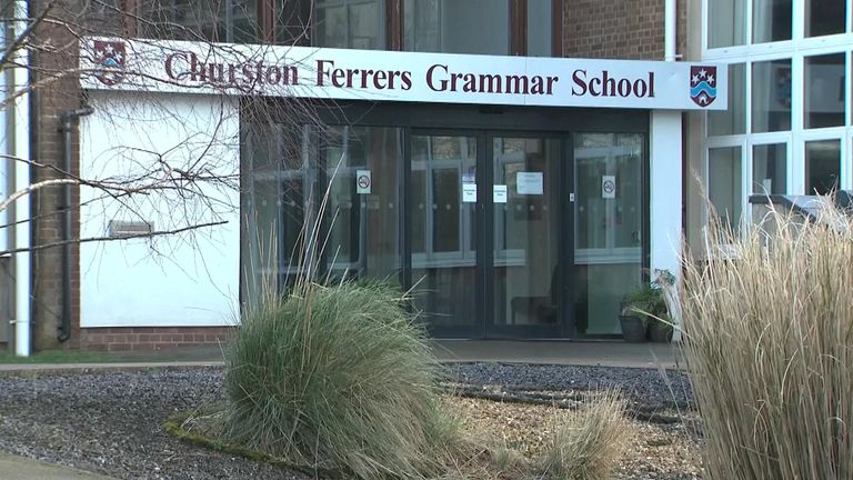 Churston Ferrers Grammar School confirmed one of its students had tested positive for COVID-19
