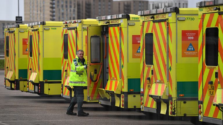 The ExCel London exhibition centre is being turned into an NHS coronavirus hospital