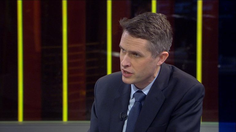 Education secretary Gavin Williamson told Sky News that  &#39;there aren’t going to be exams for this academic year&#39;