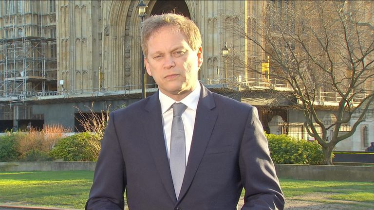 Transport secretary Grant Shapps said the UK was following scientific advice in handling the COVID-19 response
