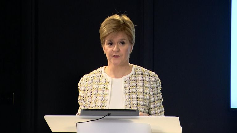 Scottish First Minister Nicola Sturgeon has warned that people should not assume that they will open again before summer