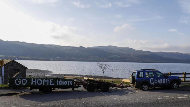 anti-tourist signs that have been cropping up in North Wales. Pic: Marcin Liberacki