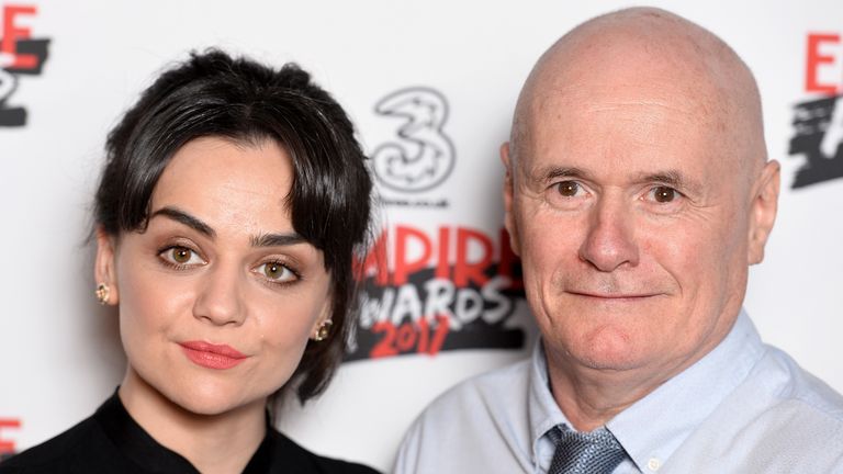 Johns stars alongside Hayley Squires, who plays a young woman also signing on