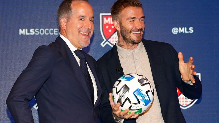 Miami businessman Jorge Mas and David Beckham co-own MLS club Inter Miami