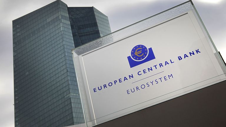 The European Central Bank is in Frankfurt