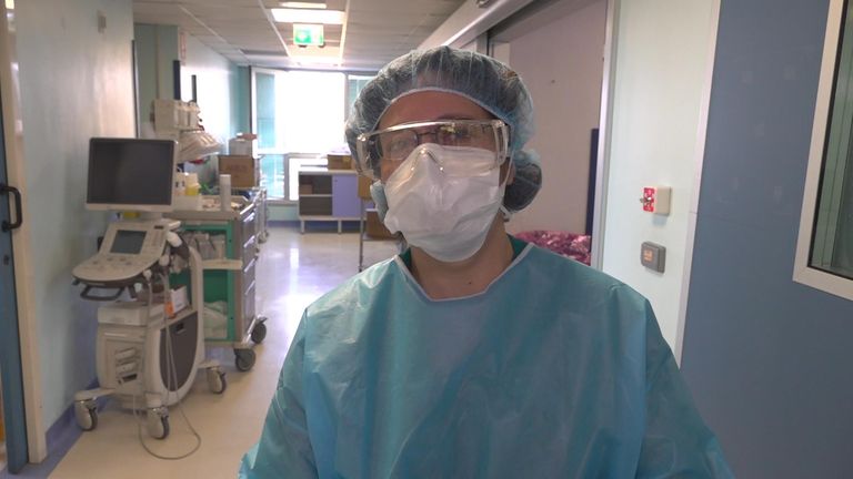 Dr Emanuela Catenacci works in intensive care