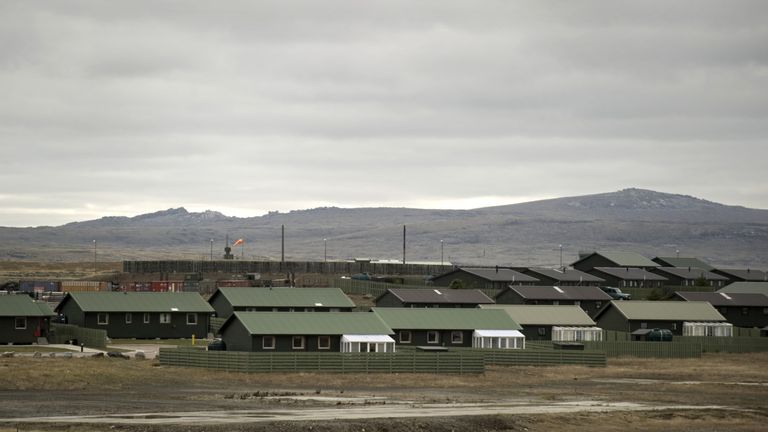 Around 1,300 British military personnel are stationed at Mount Pleasant