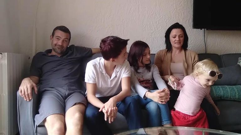 An English speaking family in France describe their daily lives in isolation