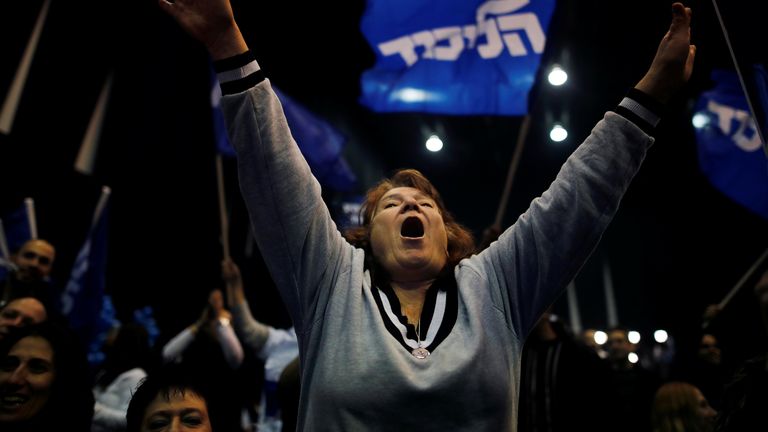 Benjamin Netanyahu claims victory in Israel's third election in under a