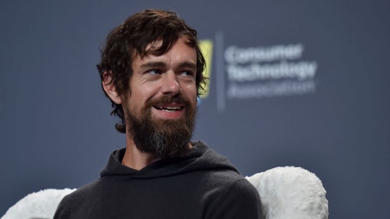 LAS VEGAS, NEVADA - JANUARY 09: Twitter CEO Jack Dorsey speaks during a press event at CES 2019 at the Aria Resort & Casino on January 9, 2019 in Las Vegas, Nevada. CES, the world&#39;s largest annual consumer technology trade show, runs through January 11 and features about 4,500 exhibitors showing off their latest products and services to more than 180,000 attendees. (Photo by David Becker/Getty Images)
