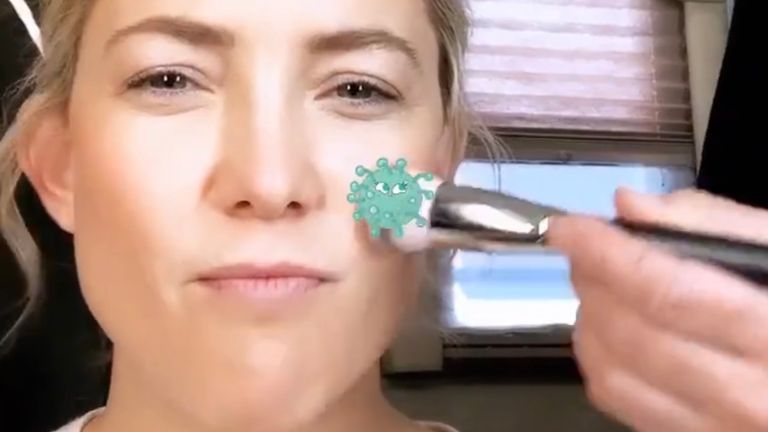 Kate Hudson posted this video on her Instagram Stories on 11 March as coronavirus spreads. Pic: @katehudson/ Instagram