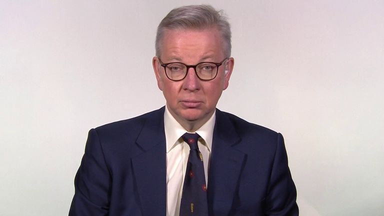 Michael Gove warns that people will die unless the public stay at home