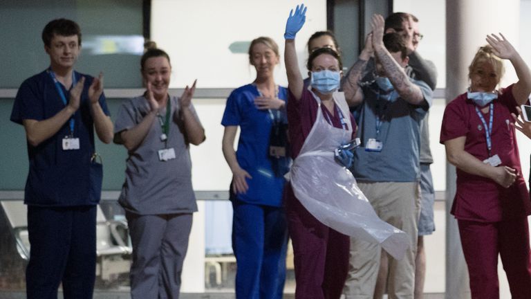 Staff from the Royal Liverpool University Hospital 