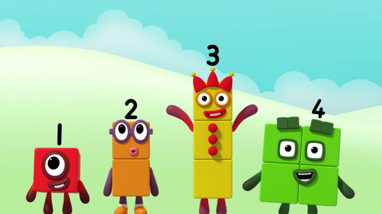 Numberblocks. Pic: @BBC