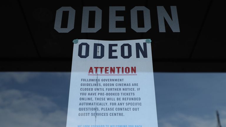 Odeon has closed all its UK cinemas