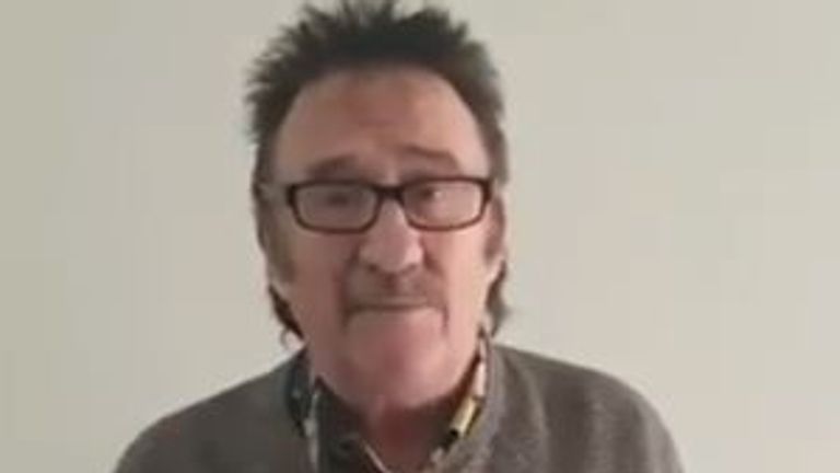Paul Chuckle said had been &#39;laid-up&#39; with COVID-19