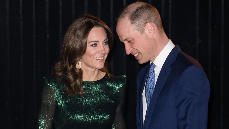 Prince William jokes he and Kate are 'spreading' coronavirus - Sky ...