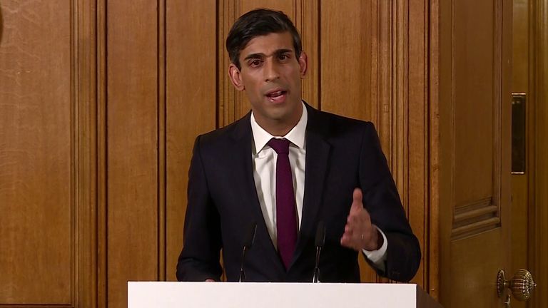 Rishi Sunak says we want to look back at coronavirus crisis and say we stood together