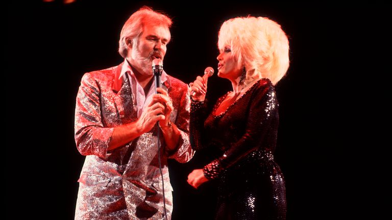 Kenny Rogers and Dolly Parton