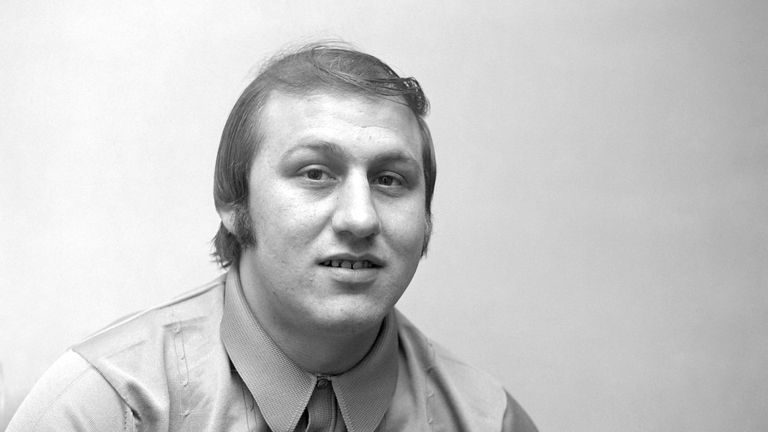 Russell pictured in 1974