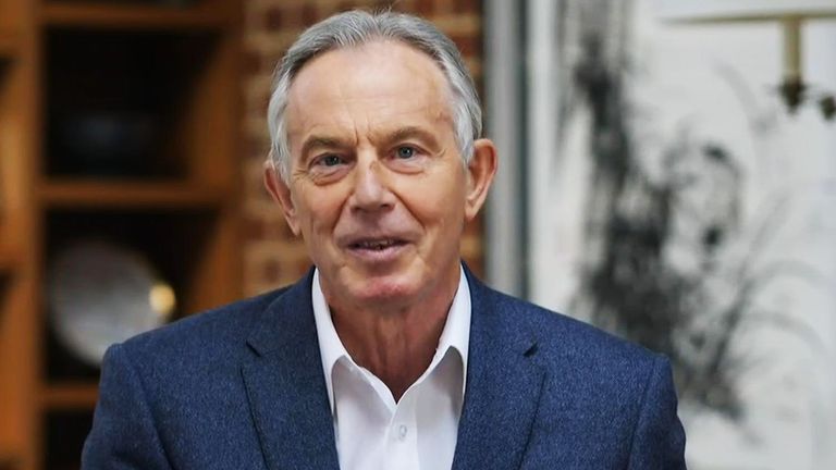 Former Labour Prime Minister Tony Blair