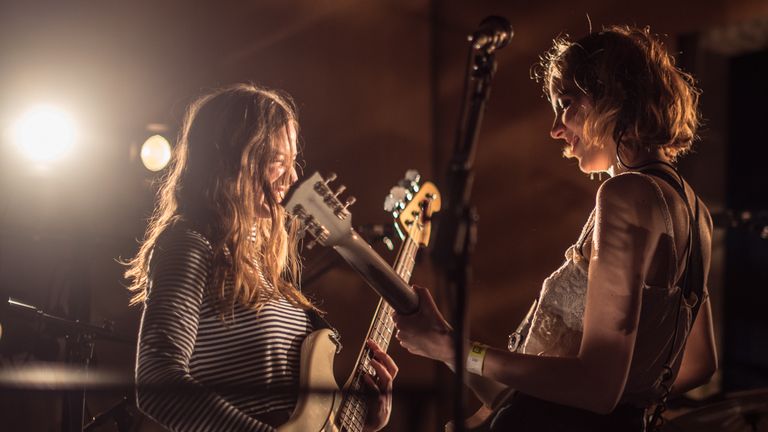 The Big Moon at the Record Store Day launch. Pic: Tom Rowland