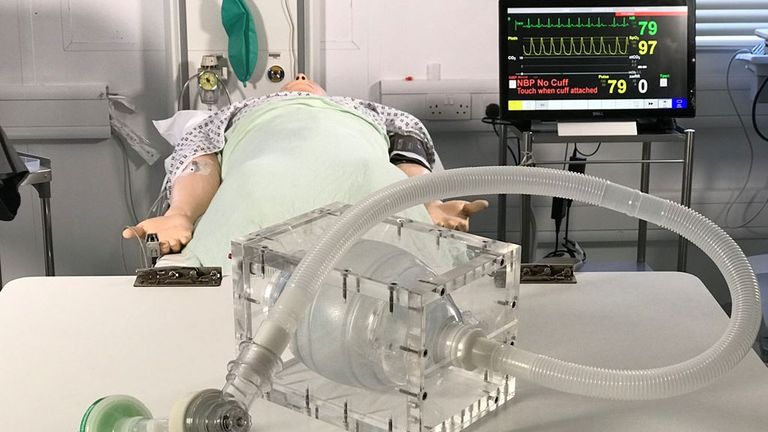 London doctors and engineers have unveiled a prototype ventilator that&#39;s simple enough to mass-produce in a fortnight, soon enough for the expected surge in coronavirus patients.