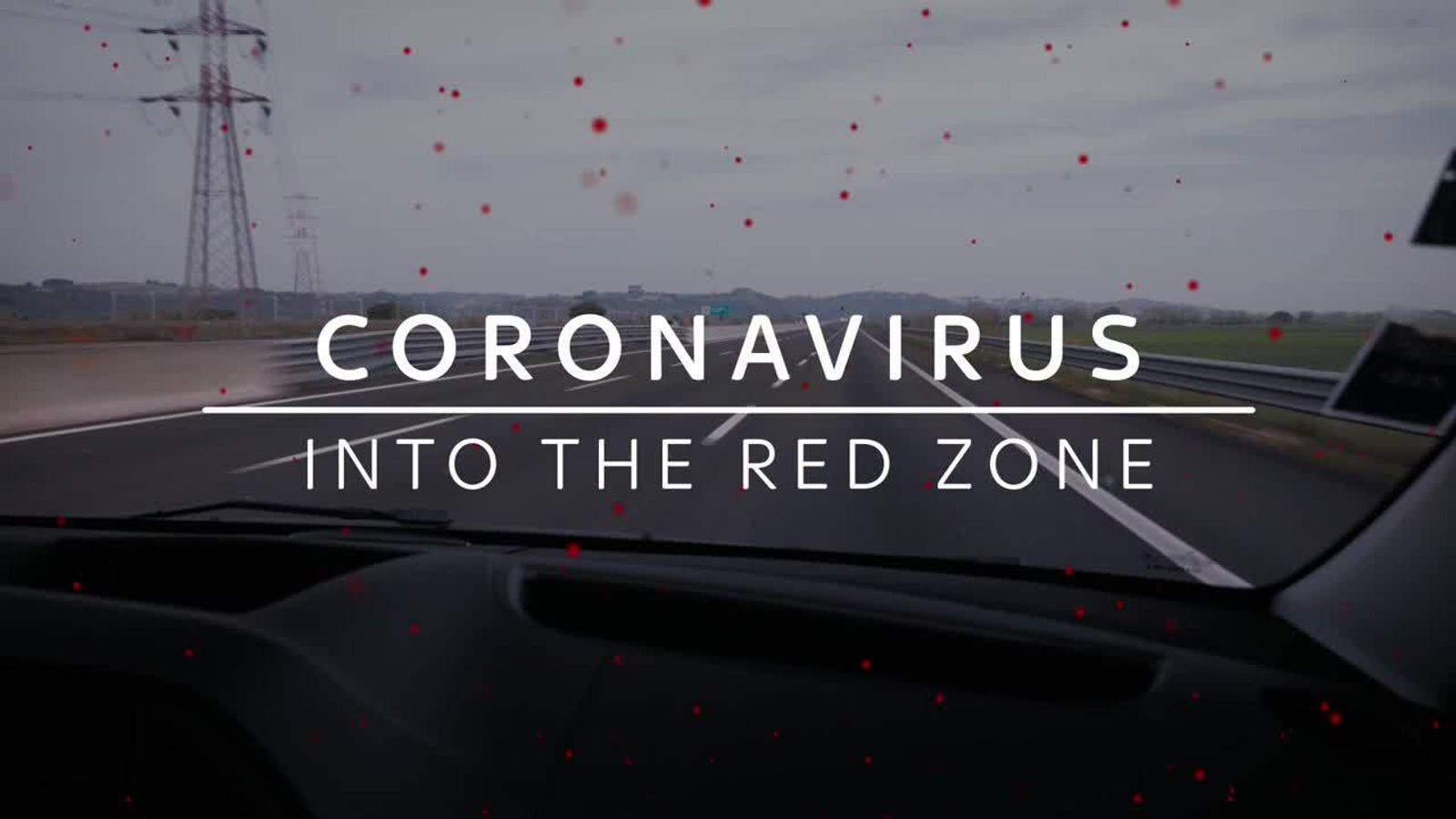 Special report Into the Red Zone World News Sky News