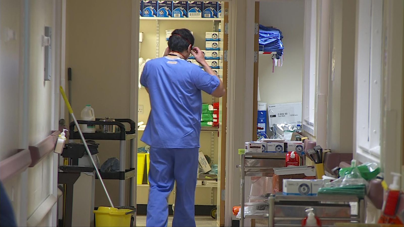 Coronavirus: First look inside British COVID-19 ward as Wales prepares ...