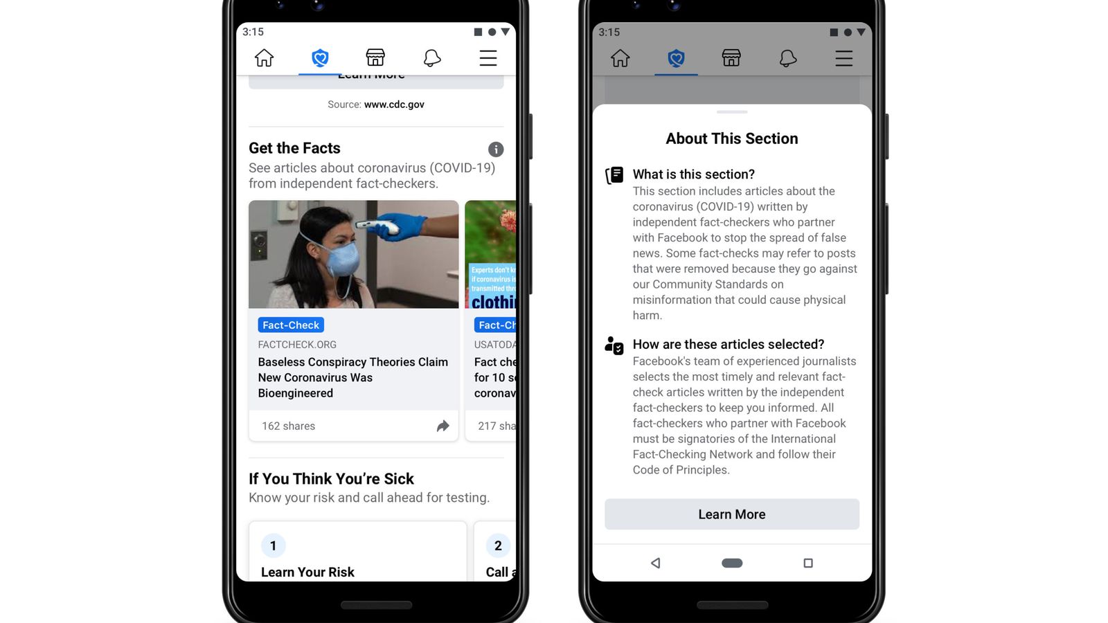 Coronavirus Facebook to alert users who have interacted with COVID19