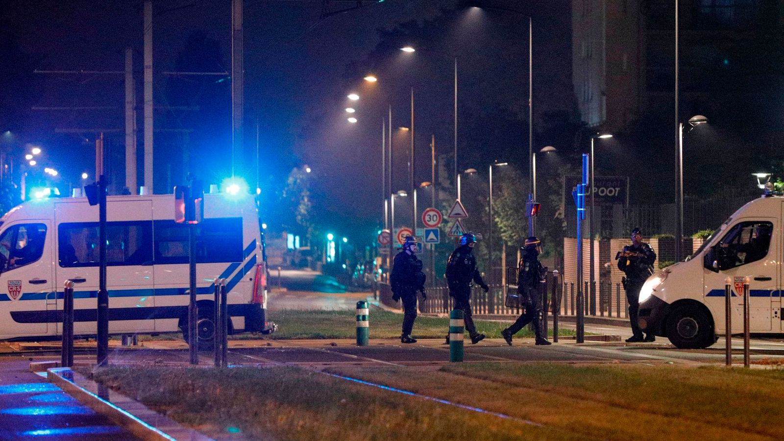 Coronavirus lockdown sparks riots in Paris | World News | Sky News