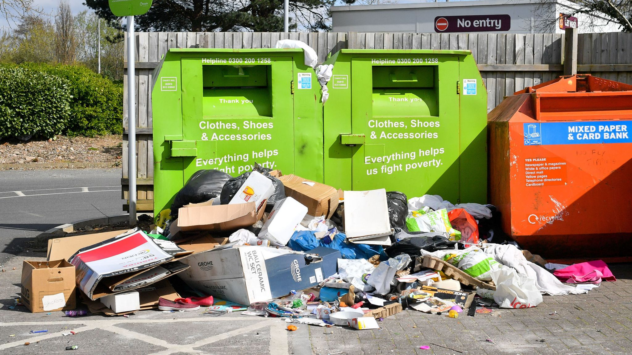 Coronavirus lockdown Surge in flytipping as waste teams 'stretched