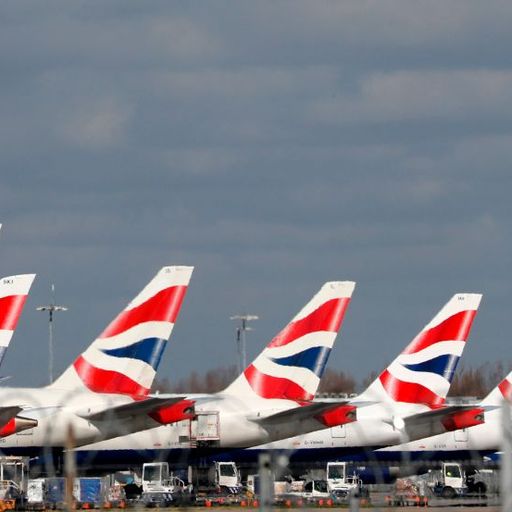 Coronavirus: British Airways owner burning '£178m of cash a week'