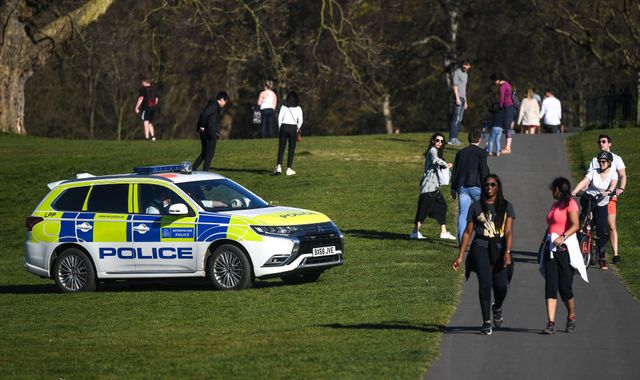 Coronavirus: Some Britons defy lockdown again - and one police officer had clearly had enough