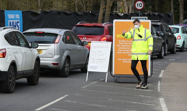 Coronavirus: NHS staff queue up for COVID-19 tests at IKEA and Chessington World of Adventures
