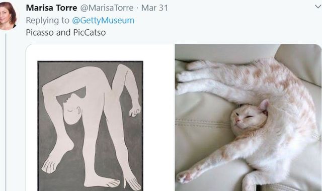 Coronavirus: Life imitates art as people recreate masterpieces at home