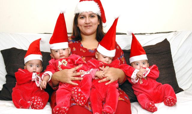Coronavirus: Husband pays tribute to 'amazing' mother of quadruplets