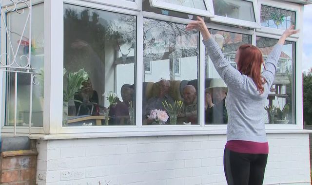 Coronavirus: How singers are providing a lifeline to care home residents in lockdown