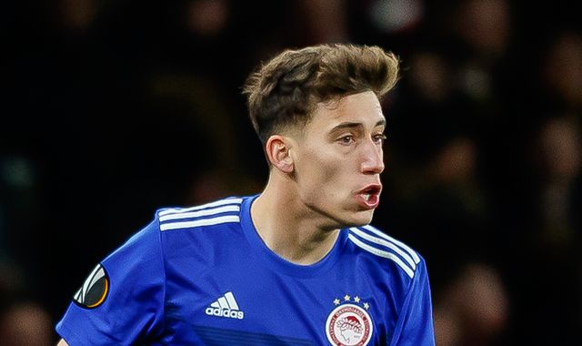 Kostas Tsimikas: Liverpool close to signing Olympiakos left-back