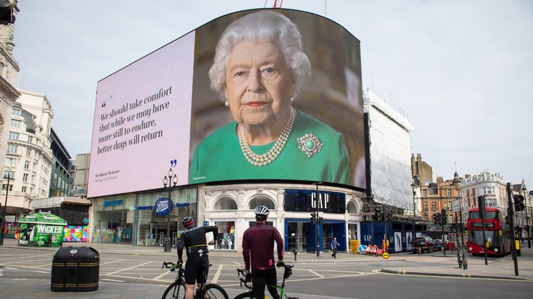 The Queen delivered a rare address to the nation