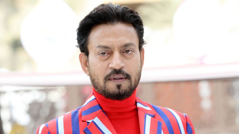 DUBAI, UNITED ARAB EMIRATES - DECEMBER 08:  Irrfan Khan attends a photocall on day three of the 14th annual Dubai International Film Festival held at the Madinat Jumeriah Complex on December 8, 2017 in Dubai, United Arab Emirates.  (Photo by Vittorio Zunino Celotto/Getty Images for DIFF)