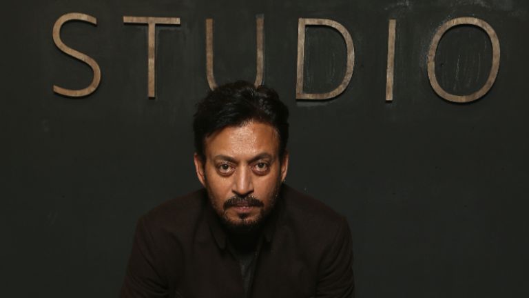 PARK CITY, UT - JANUARY 22:  Actor Irrfan Khan of 'Puzzle' attends The IMDb Studio and The IMDb Show on Location at The Sundance Film Festival on January 22, 2018 in Park City, Utah.  (Photo by Tommaso Boddi/Getty Images for IMDb)