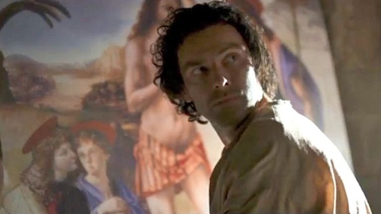 Aidan Turner in Leonardo. Pic: Lux Vide