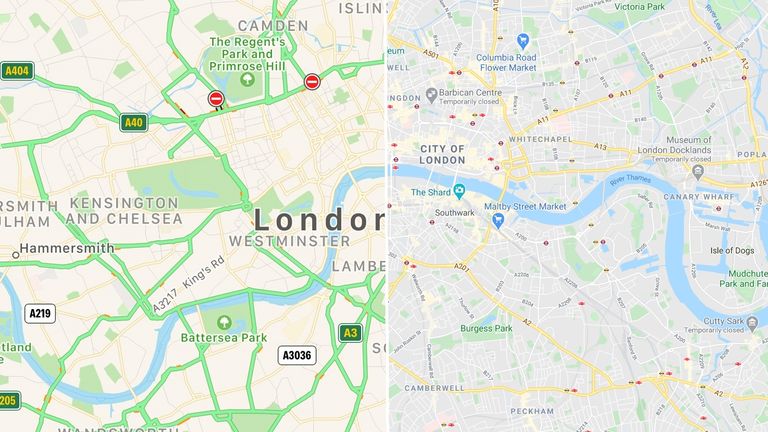 Apple and Google both have map apps