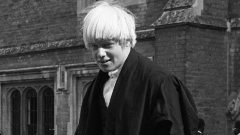 Mandatory Credit: Pic: Ian Sumner/Shutterstock

Boris Johnson in a pillow fight at Eton School, September 1979
Boris Johnson at Eton School, UK - 1979
He could potentially be the next Prime Ministe